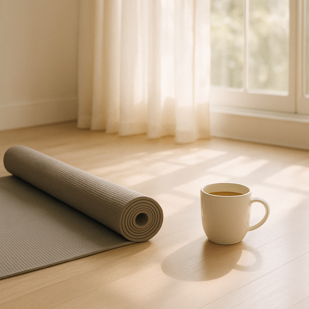 A Small Morning Yoga Ritual for Calm and Balance