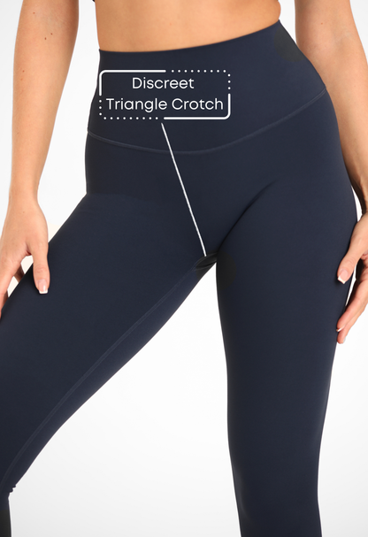 High-Waist Legging - No-Front-Seam - Ocean Blue ♻️